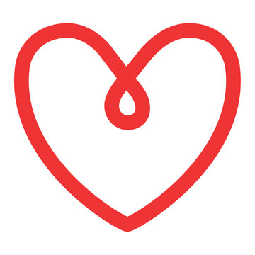 Looped heart icon