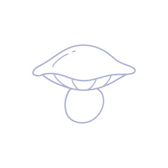 Hand-Drawn Mushroom Illustration

