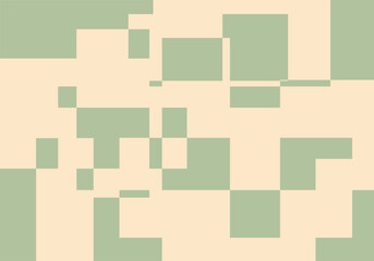 Fondo abstracto de formas geométricas amarillo claro y verde