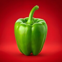 Colorful Bell Pepper Assortment on Vibrant Background