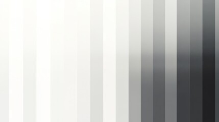 Monochromatic gradient with vertical stripes transitioning from white to dark gray tones