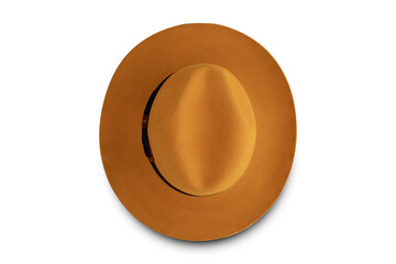 straw hat isolated on white