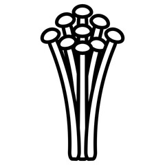 팽이버섯 아이콘