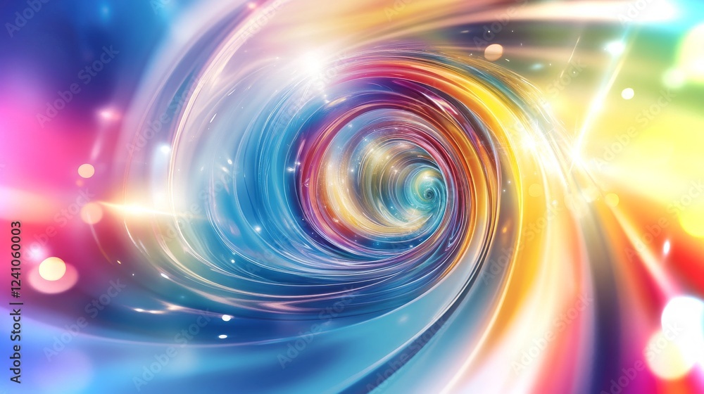 Aufkleber dynamic swirling colors create a mesmerizing visual experience in vibrant 4k format