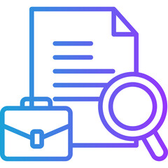 Job Openings line gradient icon