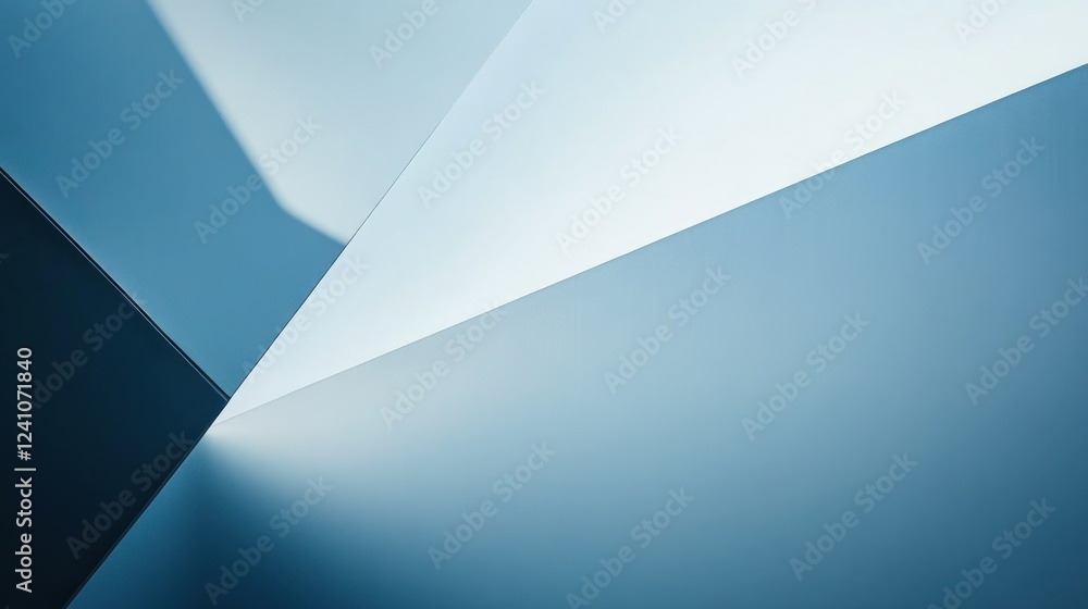 Aufkleber sleek minimalist background with clean gradients and sharp lines in light and dark blue