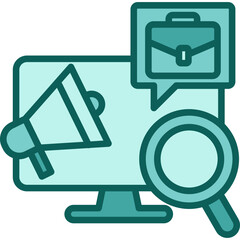 Job Advertisements solid icon