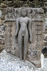 Gomateshvara statue in Daulatabad fort, Maharashtra, India