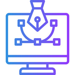 Fototapeta premium Digital Art Icon