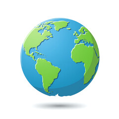 Naklejka premium world map vector science learning tourism concept