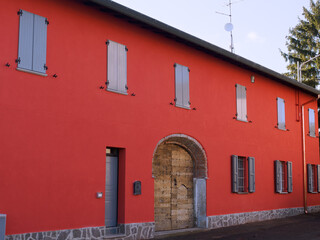 Barate, village near Gaggiano in Milan province, Italy