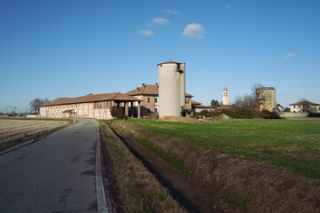 Barate, village near Gaggiano in Milan province, Italy