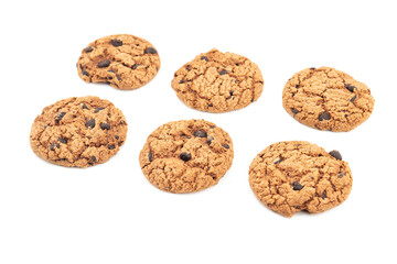 Set Cookie on white background, with clipping path