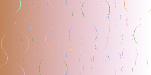 Colorful bubbles. Abstract, Colorful transparent pink, blue and soap bubbles floating in the air. seamless pattern colorful soap bubble background vector illustration. Circle pattern in Soft gradient 