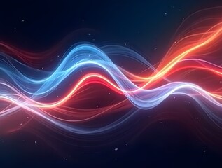 Background abstract gaming neon stripes glowing rainbow wave Cyberpunk technology Mobile vertical wallpaper AI generated image