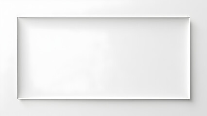 Obraz premium white blank frame