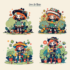  illustration for cinco de mayo celebration