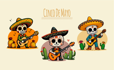  illustration for cinco de mayo celebration