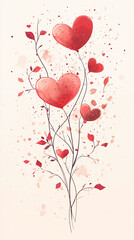 flower of love vector