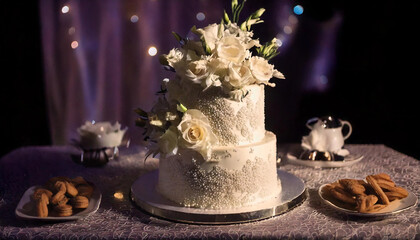 Fototapeta premium Gâteau de mariage
