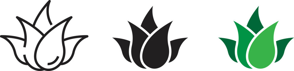 Aloe Vera icon , vector illustration