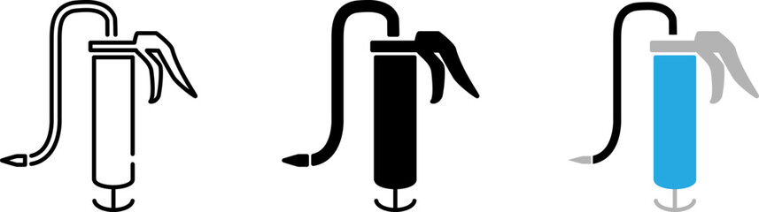 Grease gun icon , vector illustration