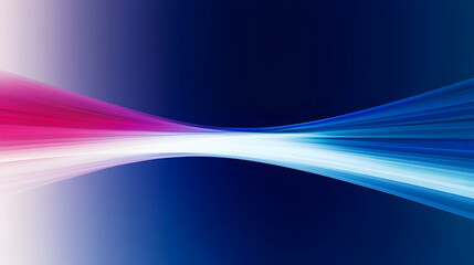 Fototapeta premium Abstract flowing light streaks, vibrant colors, dark background, design element