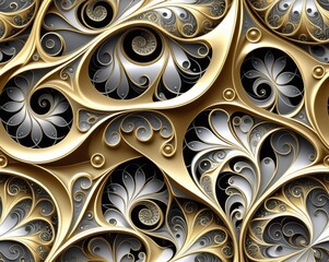 Endless texture in a seamless pattern