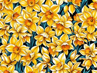 Endless texture in a seamless pattern