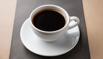 cup of coffee on table