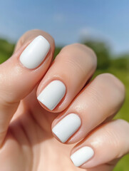 Female Hand, Leg, Nails, Fingers Esthetic Self Care, Manicure, Hand Close-up, Spa Care, Manicure Close-up, Wet Hand