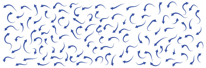 Set long  curve arrow icon vector . curve arrow icon set. long arrow icon set. curve arrow vector illustration.