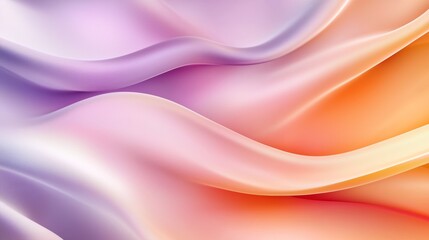Minimalist banner with irregular organic shapes in pastel peach and lavender, subtle texture overlay, trendy abstract vibe