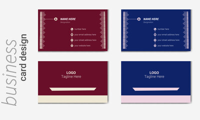 professional business card template and minimal business card or modern business card.