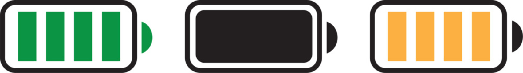 Obraz premium Mobile phone battery icon