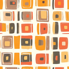 Carpet or tile patterns for interior decoration