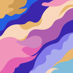 Artistic Watercolor Texture with Soft, Flowing Brushstroke Blends