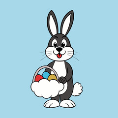 easter bunny with egg