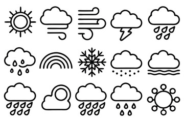 Fototapeta premium bell notification editable stroke outline icons se 