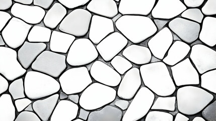 White and gray pebble stone texture background