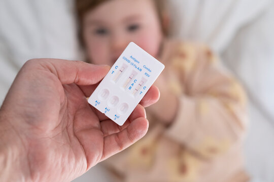 Child tests positive for Respiratory Syncytial Virus RSV.
