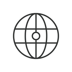 Website icon in line design. Website, web development, internet page, website design, homepage, online platform, user interface on white background vector. Website editable stroke icon