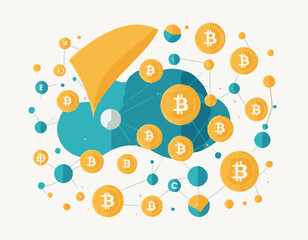 Digital Currency Blockchain Technology Concept