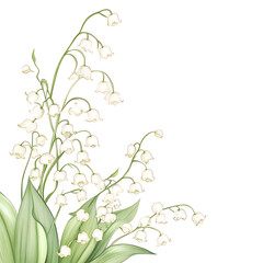 flowers and leaves in pictures illustrator2D