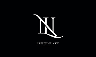 LN, NL, L, N abstract letters logo monogram