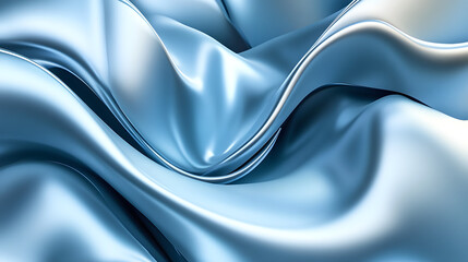 A sleek platinum blue design with minimalistic geometric shapes and smooth gradients, perfect for high-tech visual projects.