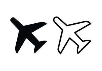 airplane icon vector