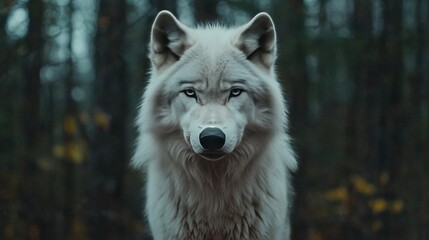 Obraz premium wolf in the woods