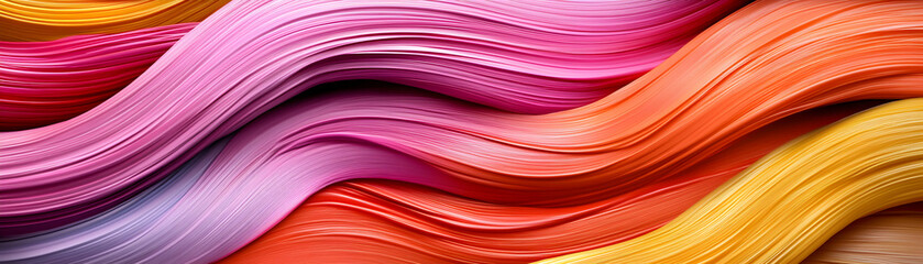 Vibrant Hues, Abstract Swirling Color Waves,  Flowing Dynamically Across the Canvas,  Creating a Visually Stunning Masterpiece.
