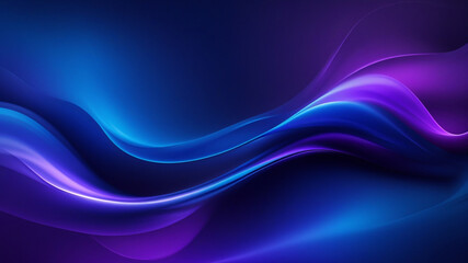 Fototapeta premium Deep Blue and Purple Gradient Blur Background – Bold and Dynamic Design